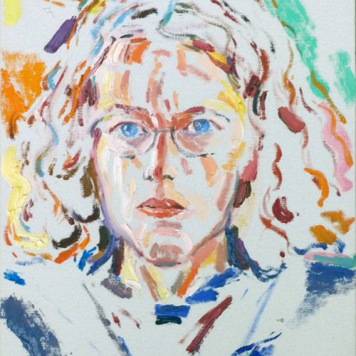 AMG, 1998, oil on linen, 15 x 12 in.